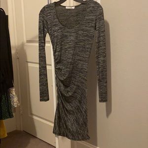 Rag & Bone Twisted Jersey Knit Sweater Dress